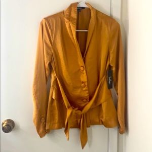 Lulus Orange Blouse